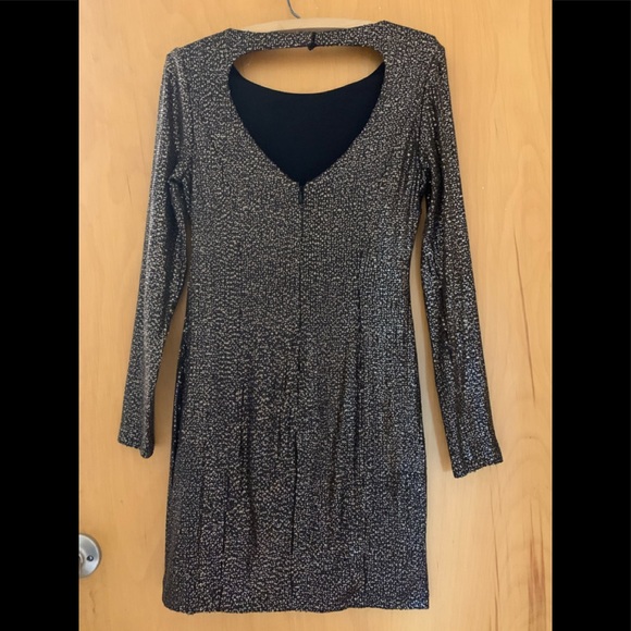 GOLD LIFE OF THE PARTY DRESS by GUESS M - Picture 5 of 5